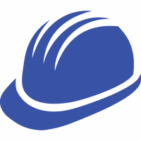 Blue Transparent Safety Risk Assessments Icon